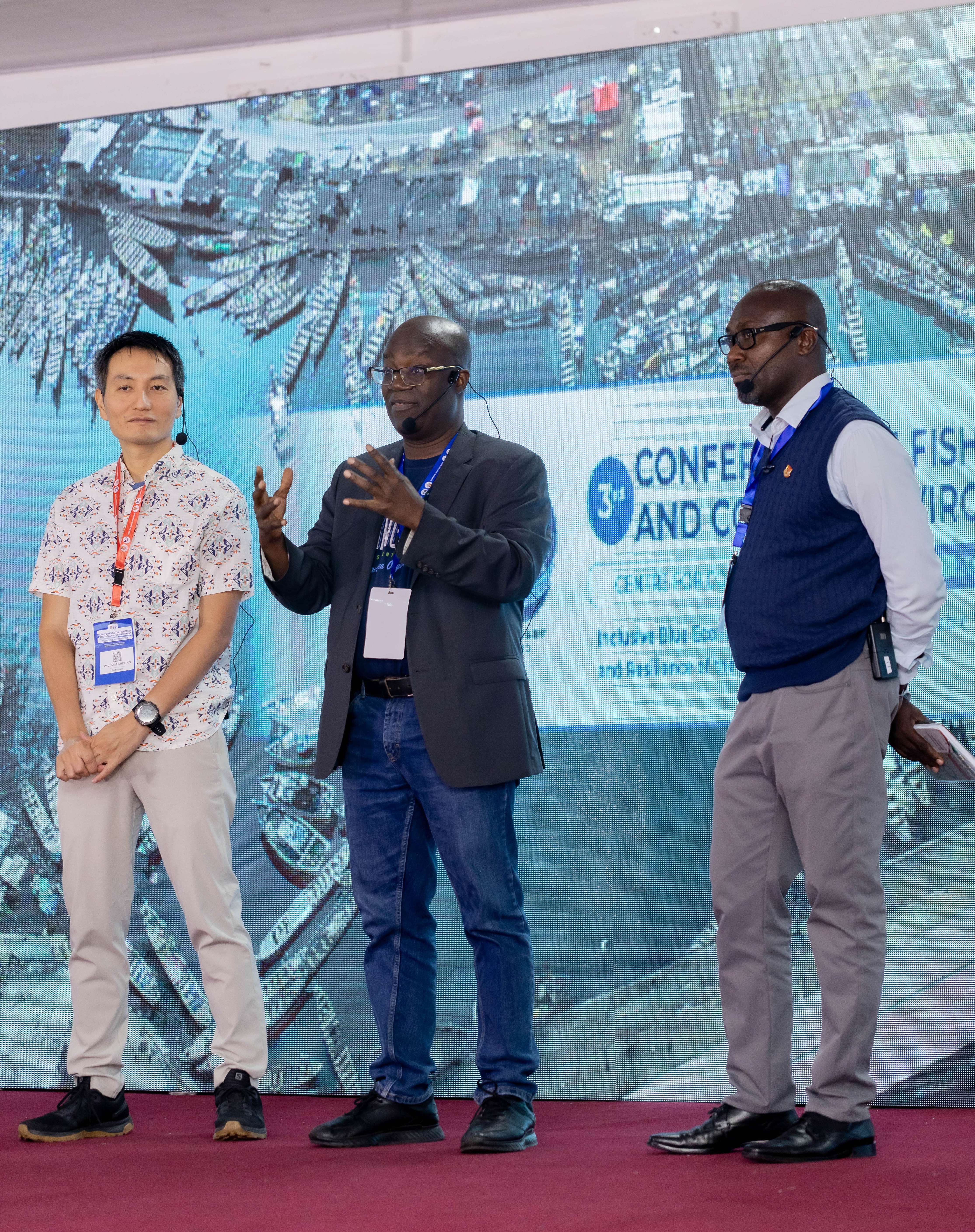 Dr. William Cheung, Dr. Rashid Sumaila and Prof. Denis Worlanyo Aheto